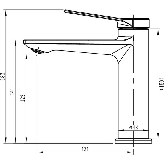 Смеситель для раковины Sole Chad S141C - фото 2