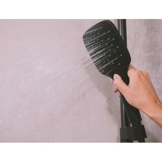 Душевая стойка с термостатом Ravak Termo 300 TE 092.20BL X070444, чёрный - фото 2