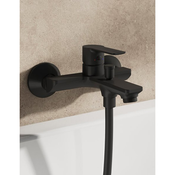 Смеситель для ванны Ravak SL 022.20BL X070491, чёрный - фото 2
