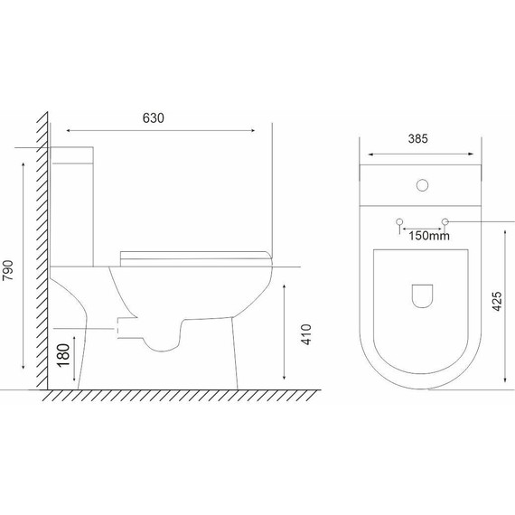 Унитаз-компакт безободковый Mirsant MIG PP с крышкой Soft-close - фото 7