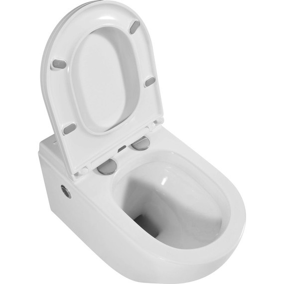 Унитаз подвесной импульсный Mirsant PROXY impulse УТ000097620 с крышкой Soft-close - фото 4