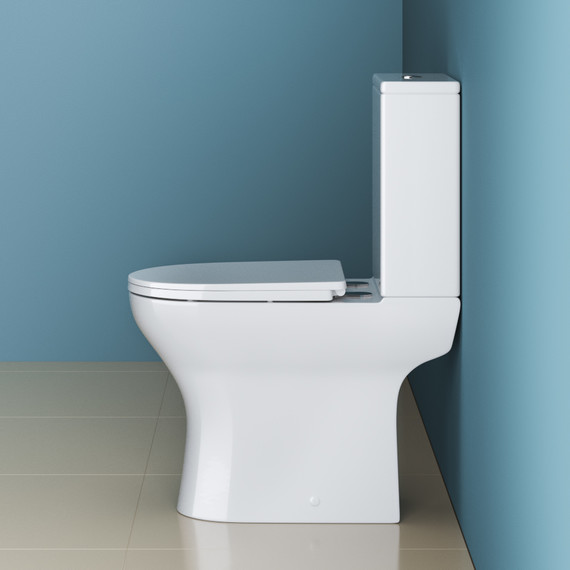 Унитаз-компакт безободковый BelBagno Lounge BB045CPR/SC+BB045/051T с крышкой микролифт - фото 14