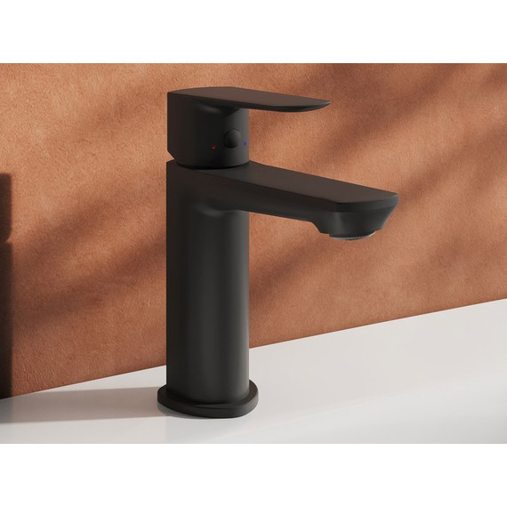 	Смеситель для раковины Ravak LF 012.20BL X070476, чёрный - фото 2