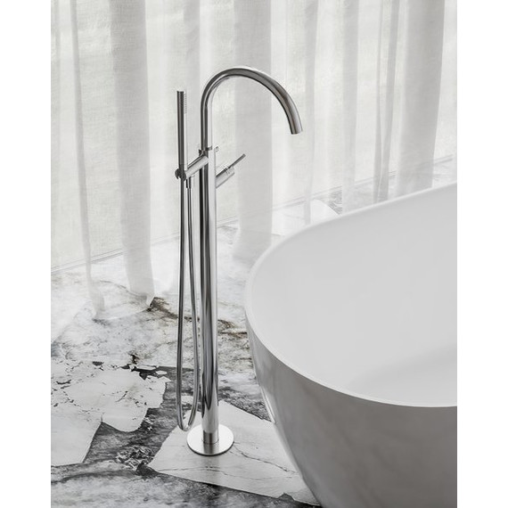 Смеситель для ванны напольный Ravak ES 080.00CR X070499 - фото 4