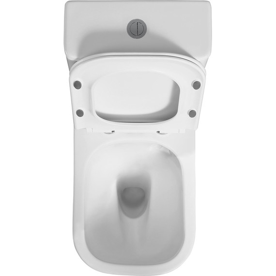 Унитаз-компакт безободковый Azario ESCONDA AZ-1255A с крышкой микролифт (система смыва торнадо) - фото 4