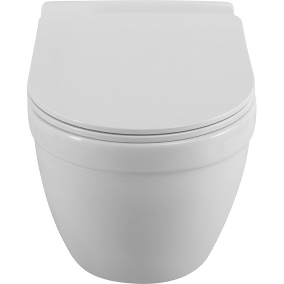 Унитаз подвесной безободковый BelBagno Senso-Tor BB017CH-TOR/SC (система смыва торнадо) с крышкой микролифт - фото 10