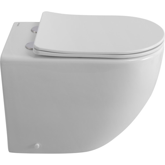 Унитаз приставной безободковый BelBagno Sfera-R BB2141CBR/SC с крышкой микролифт - фото 3