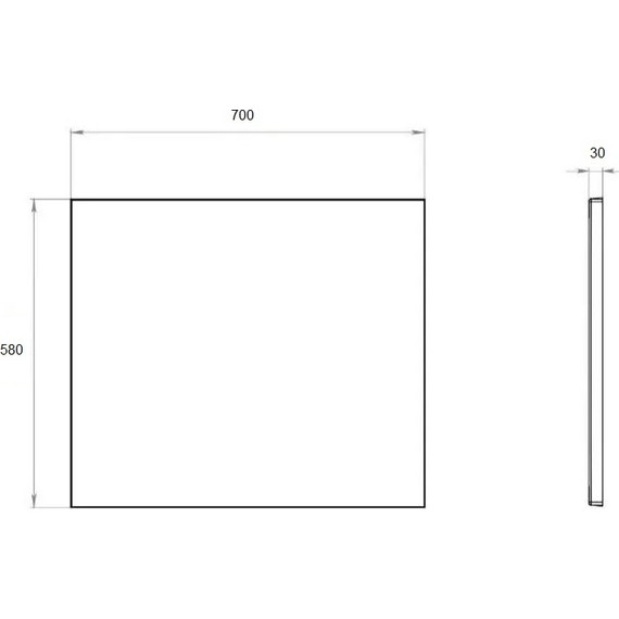 Панель боковая Aquatek Либра 70 EKR-B0000011 - фото 5