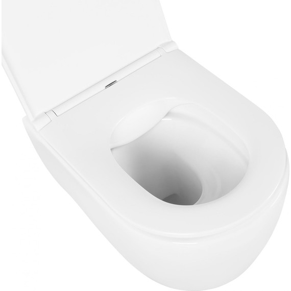 Унитаз подвесной безободковый Aquatek Европа AQ1106L-00 с крышкой микролифт - фото 2