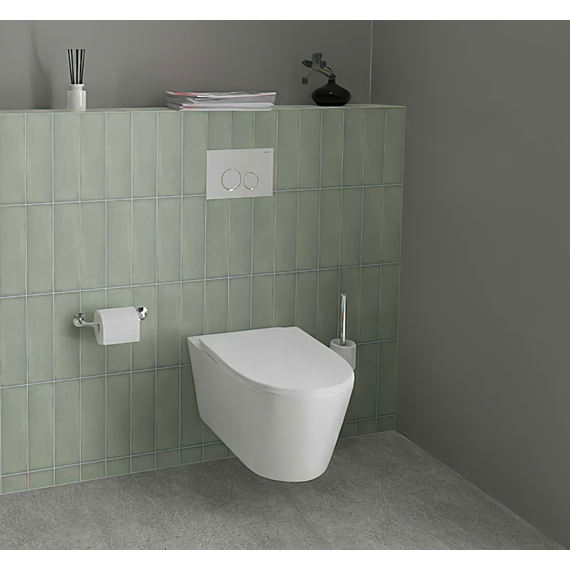 Кнопка смыва Aquatek KDI-0000015, белый - фото 3