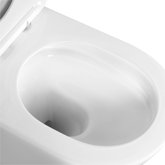 Унитаз подвесной безободковый Aquatek Оберон AQ1363W-00 с крышкой микролифт - фото 6