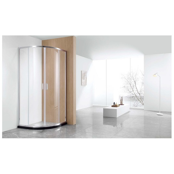 Душевое ограждение Aquatek 90x90 см AQ ARI RO 09020CH, хром/прозрачное - фото 12