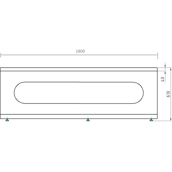 Панель фронтальная Aquatek Оберон 180 см EKR-F0000070 - фото 4