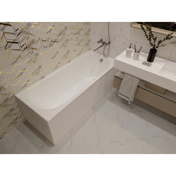 Ванна акриловая Aquatek Оберон 160x70 см OBR160-0000039, Размер - мм: 1600х700 - фото 6