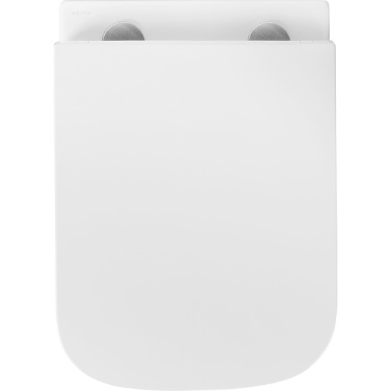 Унитаз подвесной безободковый Aquatek Лира AQ1155-00 с тонкой крышкой микролифт - фото 2