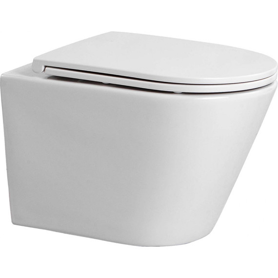 Унитаз подвесной безободковый Aquatek Вега AQ1904T-00 с тонкой крышкой микролифт (система смыва торнадо) - фото 13