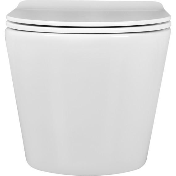 Инсталляция с подвесным унитазом комплект: Aquatek Set INS-0000012 с подвесным безободковым унитазом Вега AQ1905-00 сиденье микролифт, крепление, кнопка смыва чёрная матовая - фото 10