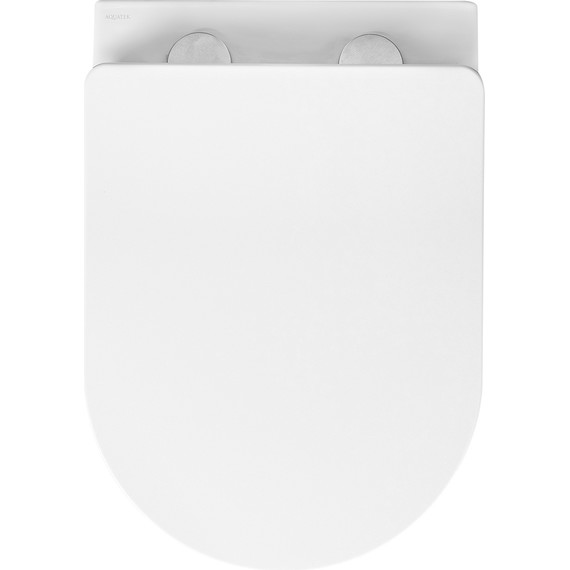 Инсталляция с подвесным унитазом комплект: Aquatek Set INS-0000012 с подвесным безободковым унитазом Вега AQ1905-00 сиденье микролифт, крепление, кнопка смыва белая - фото 13