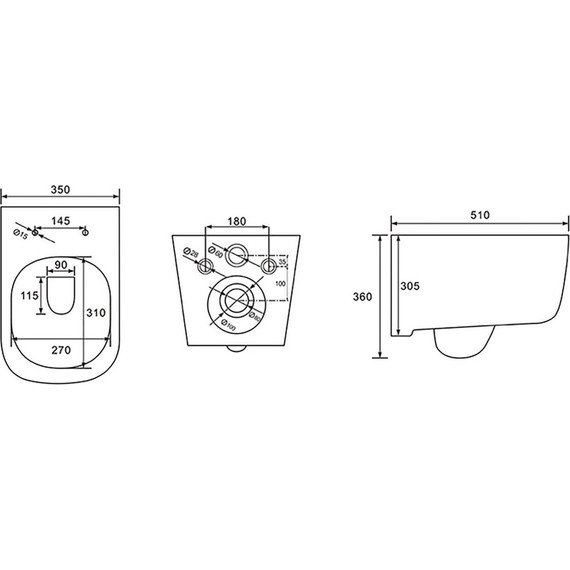 Унитаз подвесной безободковый Aquatek Лугано AQ2002-00 с крышкой микролифт - фото 10