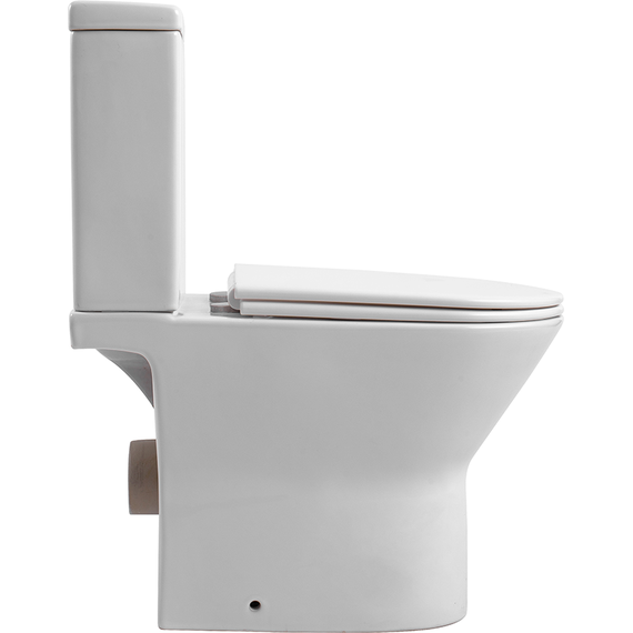 Унитаз-компакт Aquatek Леон AQ2785-00 с тонкой крышкой микролифт - фото 3