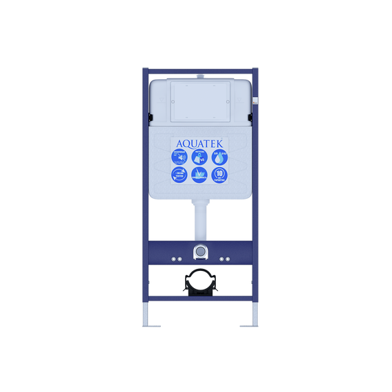 Инсталляция Aquatek Set Лугано INS-0000012 с подвесным унитазом Aquatek AQ2002-00 (кнопка KDI-0000010 хром) - фото 2