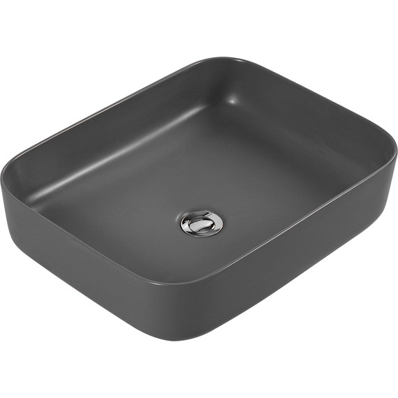 Раковина-чаша Aquatek Вега 50 см AQ5515-MG, серый матовый - фото 4