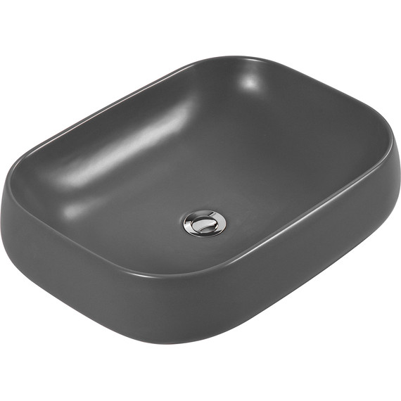 Раковина-чаша Aquatek 56 см AQ5526-MG, серый матовый - фото 2