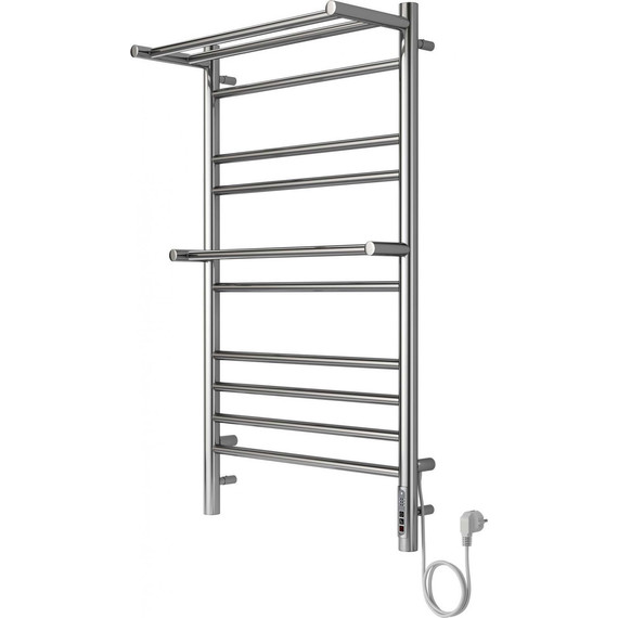 Полотенцесушитель электрический Aquatek Альфа с полкой П10 500х900 мм AQ EL RRP1090CH - фото 7