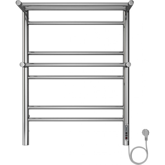 Полотенцесушитель электрический Aquatek Альфа с полкой П7 500х700 мм AQ EL RRP0770CH - фото 7