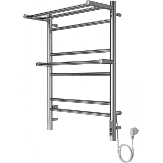 Полотенцесушитель электрический Aquatek Альфа с полкой П7 500х700 мм AQ EL RRP0770CH - фото 2