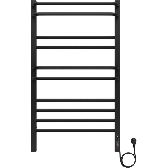 Полотенцесушитель электрический Aquatek Бетта П10 500х900 мм AQ EL KRC1090BL, чёрный муар - фото 2