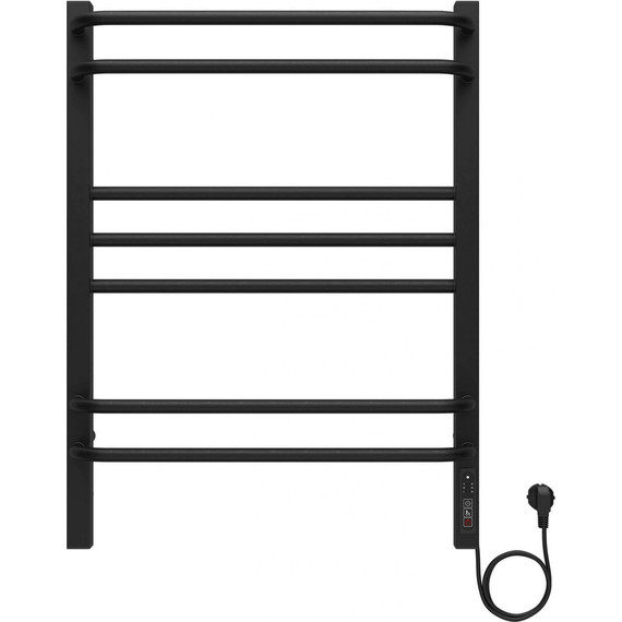 Полотенцесушитель электрический Aquatek Бетта П7 500х700 мм AQ EL KRC0770BL, чёрный муар - фото 2