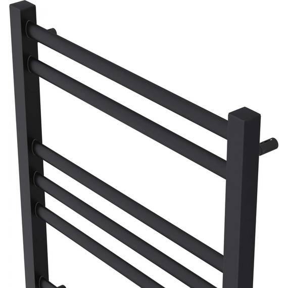 Полотенцесушитель электрический Aquatek Поларис П7 500х700 мм AQ EL KO0770BL, чёрный муар - фото 3