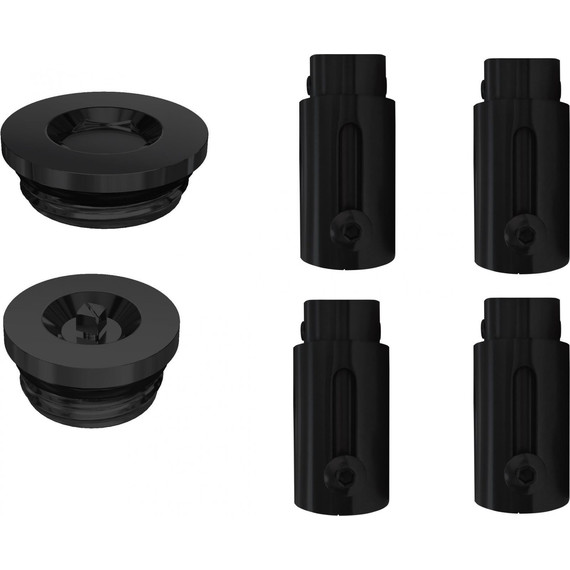 Полотенцесушитель водяной Aquatek Либерти П10 500х800 мм AQ RR1080BL, чёрный муар - фото 3