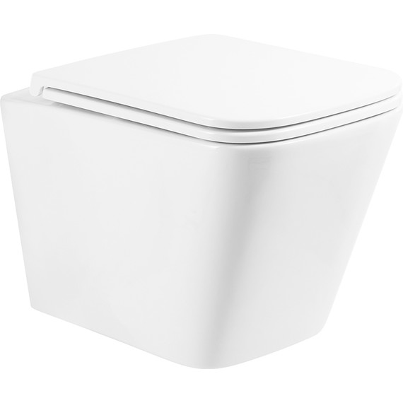 Унитаз подвесной безободковый BelBagno Ardente-Tor BB520CH-TOR/SC (система смыва торнадо) с крышкой микролифт - фото 6