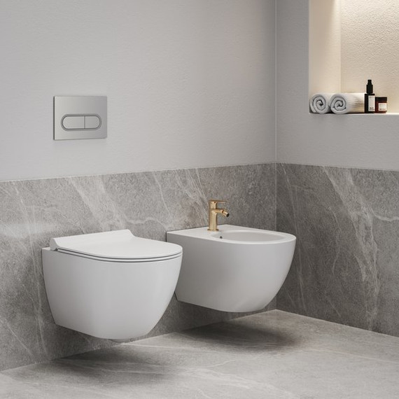 Смеситель для биде Ravak Eleganta EL 056.60RGB X070369, розовое золото - фото 2