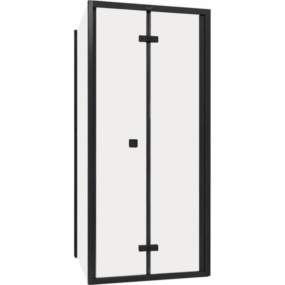 Душевое ограждение CeruttiSpa 90х90 см BELLA ZQD91B, чёрный/прозрачное - фото 2