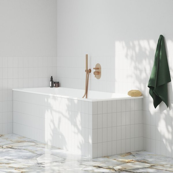 Смеситель для ванны Ravak Espirit ES 061.60RGB.O2 X070358, розовое золото - фото 3