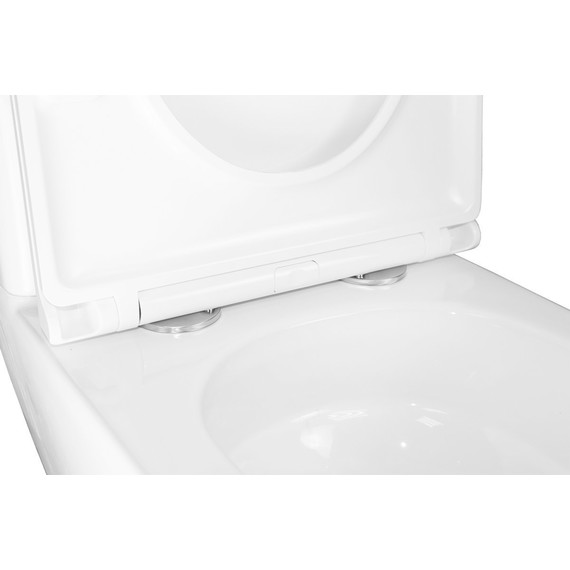 Унитаз-компакт безободковый Azario Joy AZ-2168-UQ3 с крышкой микролифт (система смыва Торнадо) - фото 10