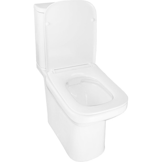 Унитаз-компакт безободковый Azario Wandy AZ-56D с тонкой крышкой микролифт - фото 3