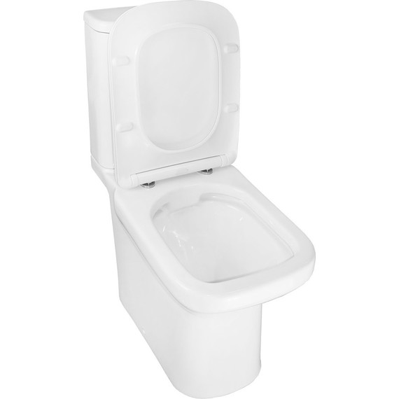 Унитаз-компакт безободковый Azario Wandy AZ-56D с тонкой крышкой микролифт - фото 4