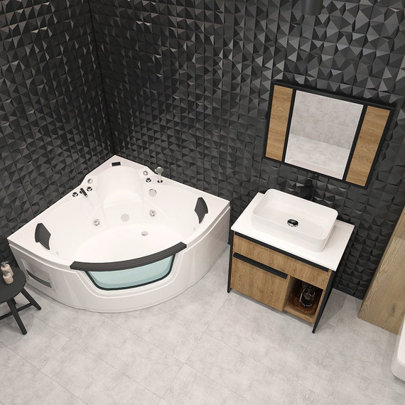 Ванна гидромассажная EvaGold 150x150 см OLB-840 - фото 4