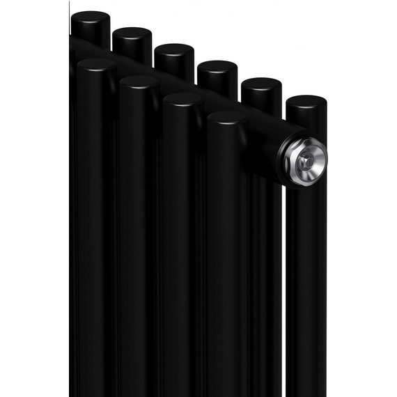 Вертикальный радиатор Royal Thermo Shift R22 C2180 180x1800 мм (4 секции) чёрный - фото 4