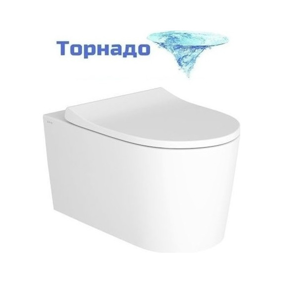 Унитаз подвесной безободковый Vitra Nest QuantumFlush 7870B403-0075 (система смыва Торнадо) - фото 