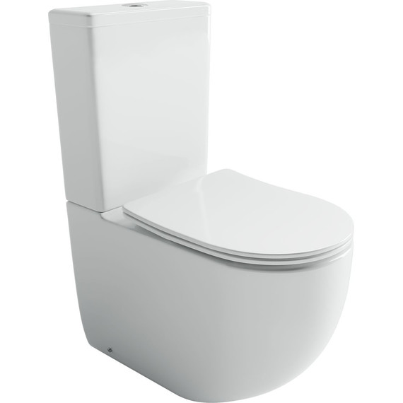 Унитаз-компакт Ceramicanova Metropol CN4001T с тонкой крышкой микролифт (система смыва Торнадо) - фото 2