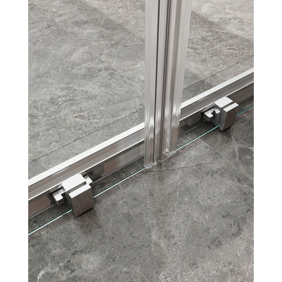 Душевое ограждение Cezares 170x100 см MOLVENO-AH-2/2-170/100-C-Cr-IV, хром/прозрачное - фото 5