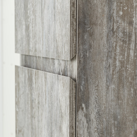 Пенал подвесной Cezares 40 см MOLVENO-1600-2A-SC-LG, legno grigio - фото 4