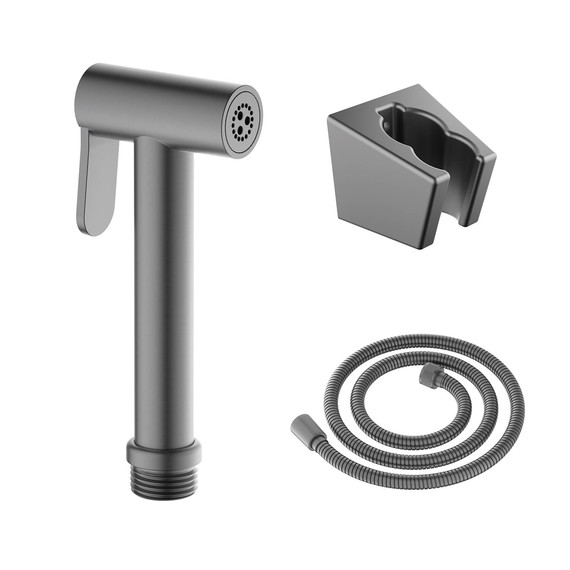 Гигиенический душ Aquatek AQ2054BGM, оружейная сталь - фото 