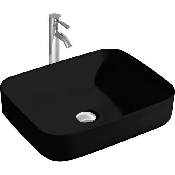 Раковина-чаша Aquatek Вега 50 см AQ5515-MB, чёрный матовый - фото 