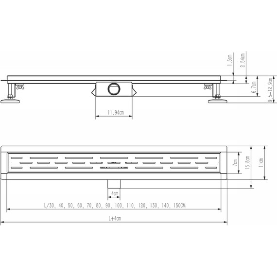 Трап Azario 70 см AZT2FT01700 - фото 7